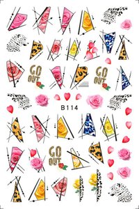 Sticker decor unghii B114 - B112 - 1