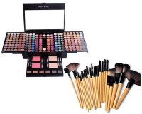 Trusa Profesionala de Machiaj Miss Rose cu 190 Culori + Set de 24 Pensule + Borseta Eleganta - 3