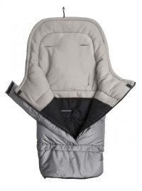 Sac de dormit de iarna Sensillo 3 in 1 Polar Gri pentru carucior si scaun auto - 1