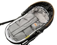 Sac de dormit de iarna Sensillo 3 in 1 Polar Gri pentru carucior si scaun auto - 2