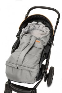 Sac de dormit de iarna Sensillo 3 in 1 Polar Gri pentru carucior si scaun auto - 3