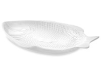 Platou ceramic alb in forma de peste - 37 x 27 x 4.5 cm - 2