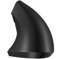 Mouse Wireless Vertical, Ergonomic, Receptor USB Nano, 2.4 GHZ, 6 Butoane, Reglabil 800/1000/1200DPI, Senzor Optic - 1