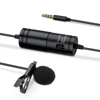Microfon Lavaliera cu Prindere pt Smartphone si DSLR, Sunet HD, Zgomot Redus, 3.5mm, Buton Comutabil, Clips Prindere - 4