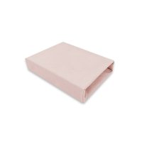 Cearceaf cu elastic MimiNu, Jerse pentru patut 140x70 cm, Oeko Tex Standard 100, Powder Pink - 1