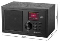 Radio GoGEN DAB 620 BTCB, 5W, DAB+/FM, Bluetooth, LCD color, ceas cu alarma, negru - 5
