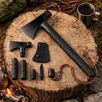 Topor Tactic Multifunctional pentru Activitati Outdoor cu Accesorii Intercambiabile - 1
