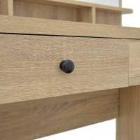Masa de machiaj Cenzo Natural 80x40x155 cm - Eleganță și Funcționalitate - 5
