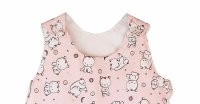 Sac de dormit copii 1.5 tog Baby Bear roz din bumbac 130 cm - 2