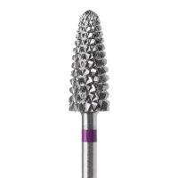Bit pentru freza din tungsten carbide, mov, 6 x 13 mm - BTE-27M - 1