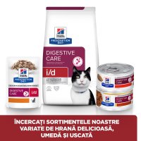 HILL'S Prescription Diet i/d Sensitive Digestive Care, Pui, dietă veterinară pisici, hrană uscată, sensibilități digestive HILL'S Prescription Diet i/d Sensitive Digestive Care, Pui, dietă veterinară pisici, hrană uscată, sistem digestiv, 8kg - 7