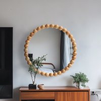 Oglinda Specio Pako World din Lemn Natural, 60x60x4.5 cm - Eleganță și Funcționalitate - 2