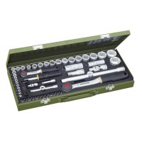 Set chei tubulare Proxxon 23040, 1/4 - 1/2, 56 piese de inalta calitate - 1