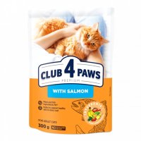 CLUB 4 PAWS Premium Somon - Hrană Uscată pentru Pisici 300g - 1