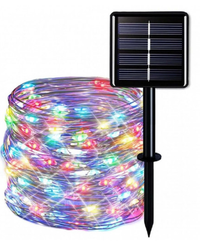 Instalatie solara 30 metri cu 300 LED fir CUPRU telecomanda MULTICOLOR 1500 21 - 1