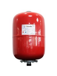Vas de Expansiune Termic Fornello 18 Litri Vertical, Rosu, Presiune Maxima 10 Bar, Membrana EPDM - 1
