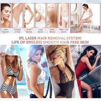 Epilator IPL BHRL-04,epilare definitiva fara durere, rejuvenare corporala, 9 trepte de intensitate - 2
