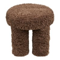 Taburet circular Gisborne maro, 42 x 42 x 38 cm - 1