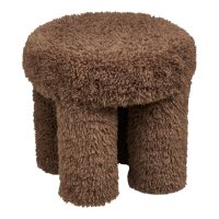 Taburet circular Gisborne maro, 42 x 42 x 38 cm - 5