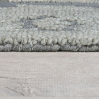 Covor Dion Ikat Wool Albastru 160x230 cm, Flair Rugs - 3