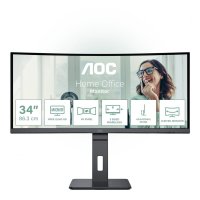 Monitor AOC CU34P3CV 34 inch, 3440 x 1440 pixeli, Negru, 3 ani Garantie - 14