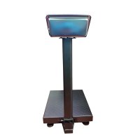 Cantar Electronic 350 kg si Platan Metalic Cap Metalic - 2