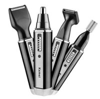 Set trimmer electric 4 in 1 Kemei KM 6630 negru cu 4 capete - 1