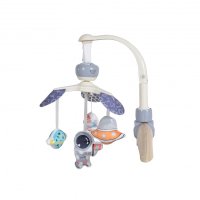 Carusel muzical cu prindere universala si jucarii detasabile Cangaroo Moonlight Blue - 7