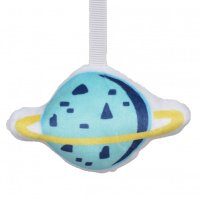 Carusel muzical cu prindere universala si jucarii detasabile Cangaroo Moonlight Blue - 1