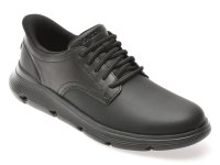 Pantofi SKECHERS negri, GARZA, din piele naturala - 1