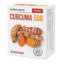 Curcuma 500, 30 capsule, Parapharm - 1