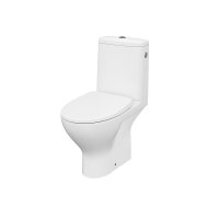 Vas WC Rimless Cersanit 674 Moduo 43 cu Rezervor si Capac Duroplast Soft Close - 1