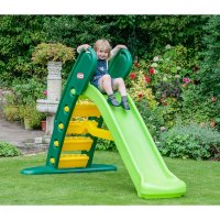 Tobogan verde mare Little Tikes pentru distractie in aer liber - 1