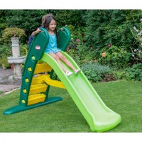 Tobogan verde mare Little Tikes pentru distractie in aer liber - 3