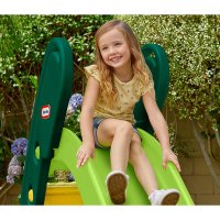 Tobogan verde mare Little Tikes pentru distractie in aer liber - 5