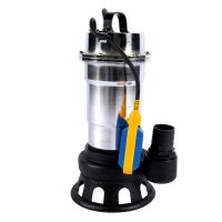 Pompa inox apa murdara cu plutitor, SWP-750-50F, 3 KW, 416 l/min, Inaltime Refulare-20m, Bobinaj Cupru, Micul Fermier - 1