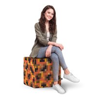 Taburet Updeco cub XL Minecraft Magma - 1