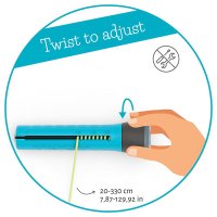 Coarda de sarit cu lungime reglabila Chillafish Skibbi Azure - 8