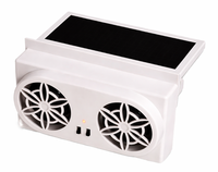 Ventilator solar auto cu dublu ventilator pentru aerisire automata - 1