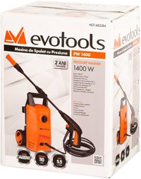 Aparat de spalat cu presiune Evotools 683284, 1400W, 110bar, 5.5 l/min, furtun 5m - 3