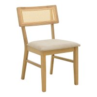 Scaun Raffles Natural 48x47x83.5 cm - Eleganță și Confort - 1