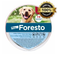 Foresto, deparazitare externă câini, zgardă, M - XL, 70 cm, gri, 1buc - 2