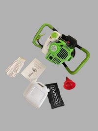 Motoburghiu Craft-Tec MX200 pe benzina 58cc, 6.1kW, 8.1CP, motor 2 timpi, verde, fara burghiu - 2