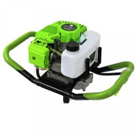 Motoburghiu Craft-Tec MX200 pe benzina 58cc, 6.1kW, 8.1CP, motor 2 timpi, verde, fara burghiu - 1