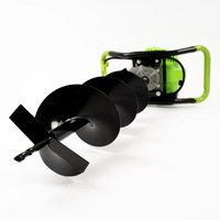 Motoburghiu Craft-Tec MX200 pe benzina 58cc, 6.1kW, 8.1CP, motor 2 timpi, verde, fara burghiu - 5