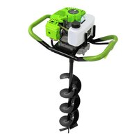 Motoburghiu Craft-Tec MX200 pe benzina 58cc, 6.1kW, 8.1CP, motor 2 timpi, verde, fara burghiu - 7