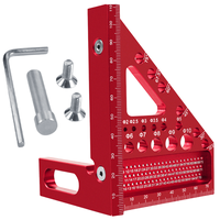 Vinclu 45º/90º CZAY®, Echer 3D, Unghiuri intre 22,5º si 90º, Precizie Ridicata, Rezistent la Rugina, 112*85*79 mm - 1