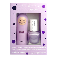 Set copii Balsam de buze cu parfum de bezea & oja cu parfum de coacaze, Inuwet - 1