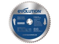 Disc pentru fierastrau circular, taiere otel Evolution M255TCT-52MS-1396, O255 x 25.4 mm, 52 dinti - 1