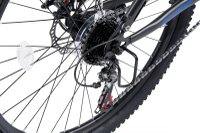 Bicicleta MTB Full-Suspension E-Carpat E2660A NegruGriAlbastru, 26 inch, 150-165 cm inch, greutate suportata 100 kg - 7